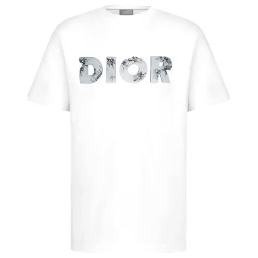 Dior x Daniel Arsham Logo "White" Tee