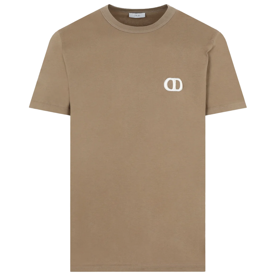 Dior CD Logo Tee "Brown"