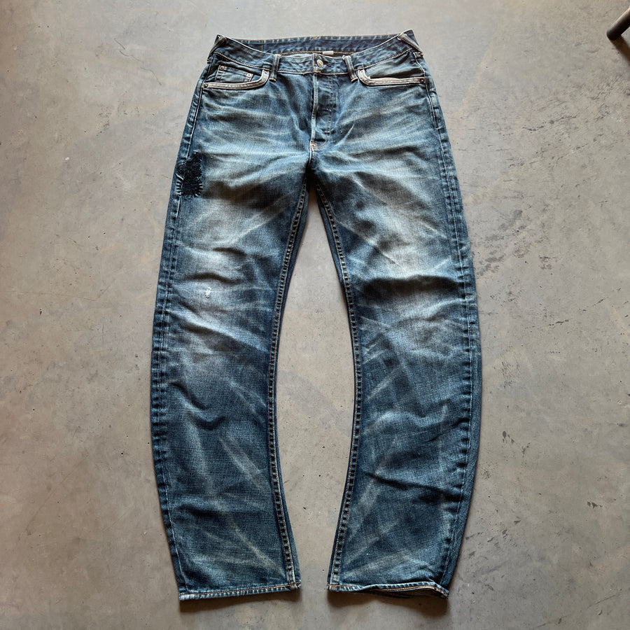 Pre-Owned Evisu Denim Pants